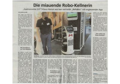 Erdinger Anzeiger Pressebericht Merkur BellaBot Service-Roboter