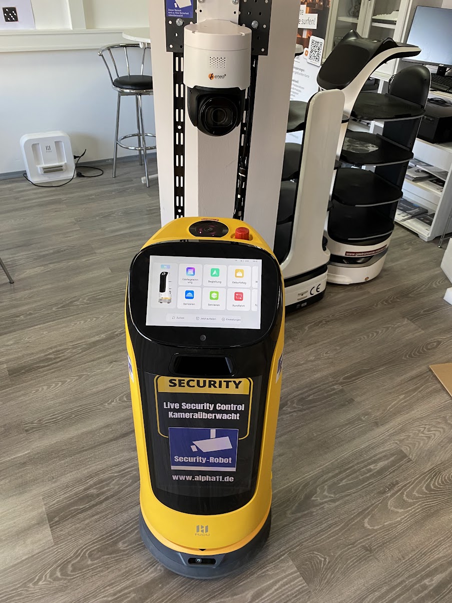 Alpha11 Kamera-Roboter für Security-Einsatz mit 4K PTZ ENEO Kamera
