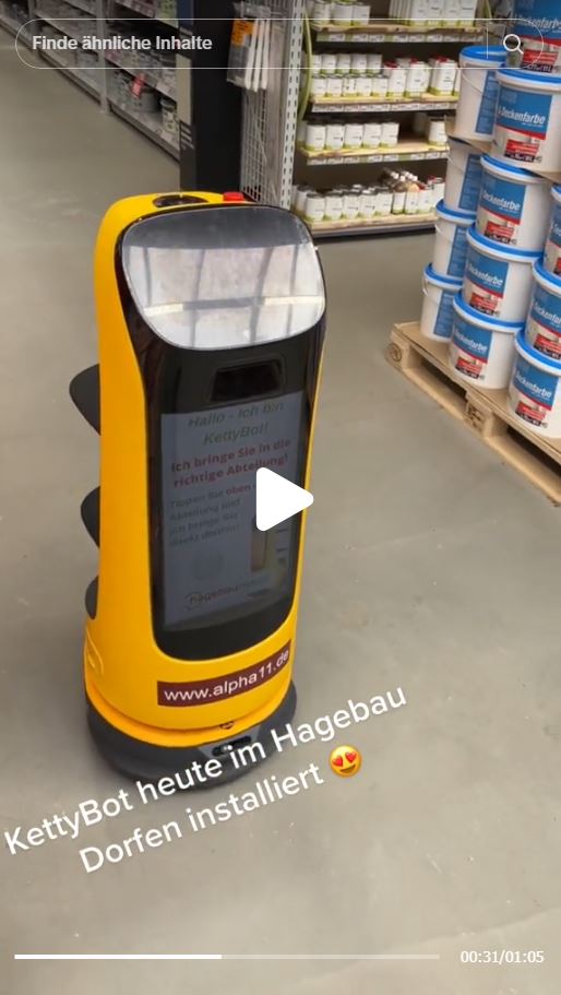 Hagebaumarkt-KettyBot-Roboter Alpha11