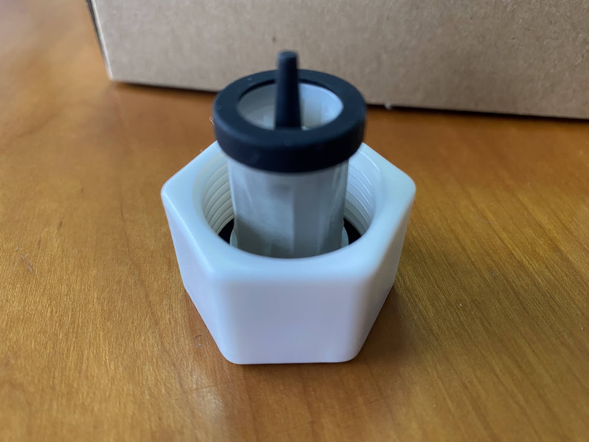 Metallfilter 2. Version vom CC1 Frischwasserfilter für den Reinigungsroboter