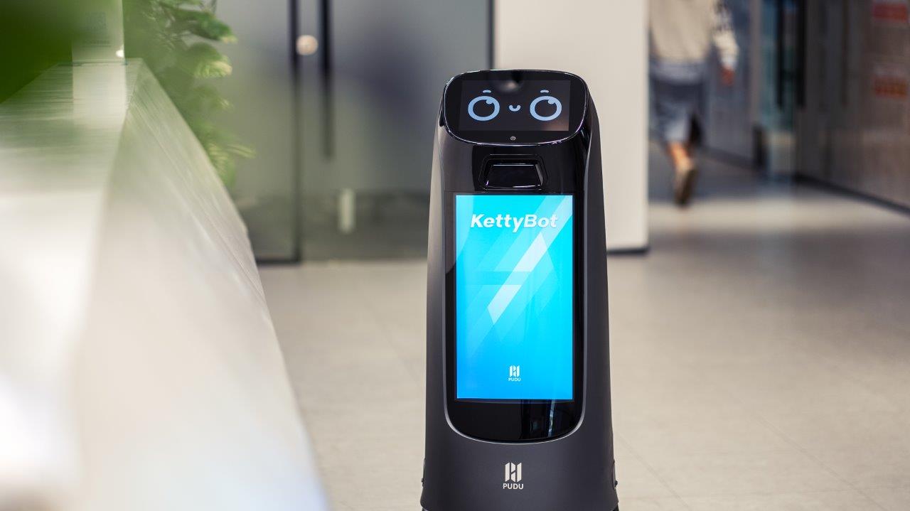 Servier-/Sammelroboter KettyBot Pro in schwarz Alpha11