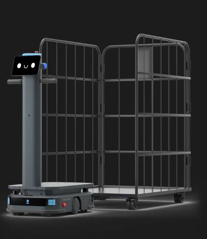 Transport-Roboter T300 mit Gitterbox Alpha11