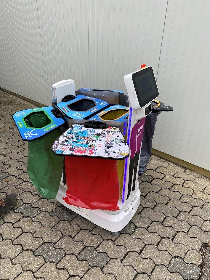 Müllsammel-Roboter-Voll-bestückt